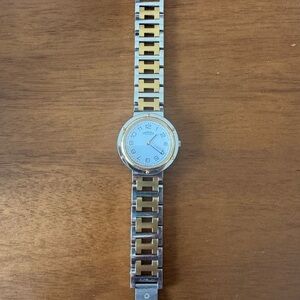 Hermes Clipper 31mm Vintage Two Toned Watch